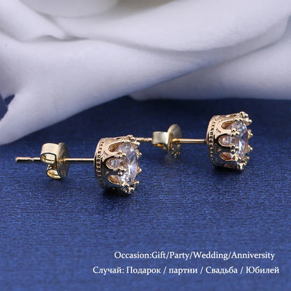 Zircon Stud Earrings WEM Support (www.WEM.support)
