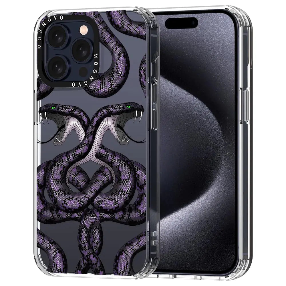 A colorful phone case featuring a 70's psychedelic groovy art design with a sun, rainbow, and floral motifs on a clear background.