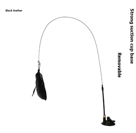 Toy Cat Teaser Stick WEM Support (www.WEM.support)