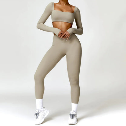 Winter Nude Feel Tight Yoga Suit WEM Support (www.WEM.support)