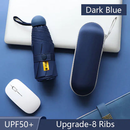 Guarda-Sol Mini Portátil com 8 Hastes