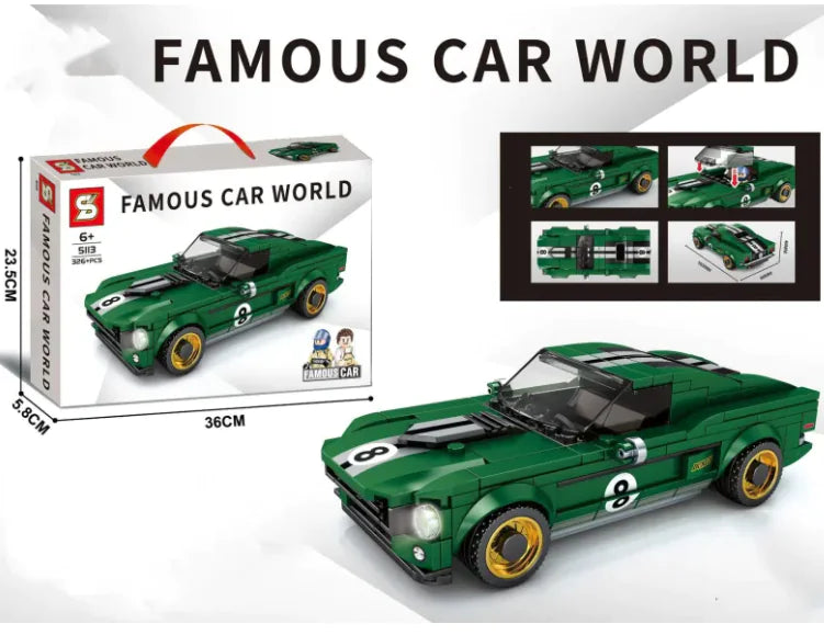 Car Building Blocks Toy WEM Support (www.WEM.support)