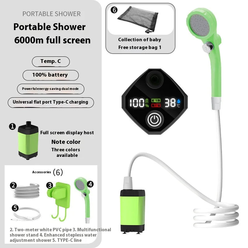 Portable Outdoor Shower WEM Support (www.WEM.support)