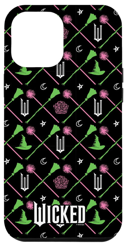iPhone 14 Plus Wicked Broomsticks & Wands All Over Print Case