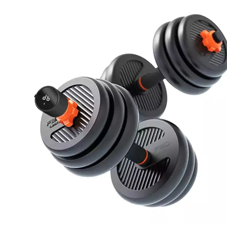 Men's Fitness Equipment Rubberized Dumbbell Household Kettlebell Removable Barbell WEM Support (www.WEM.support)