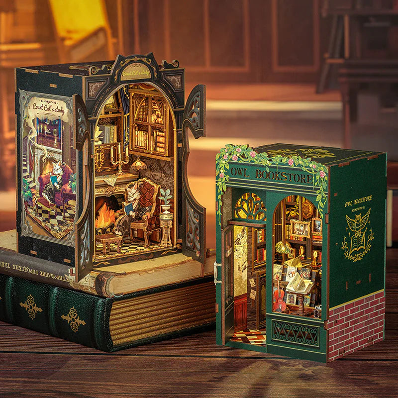 Miniature DIY Cottage Book Stand