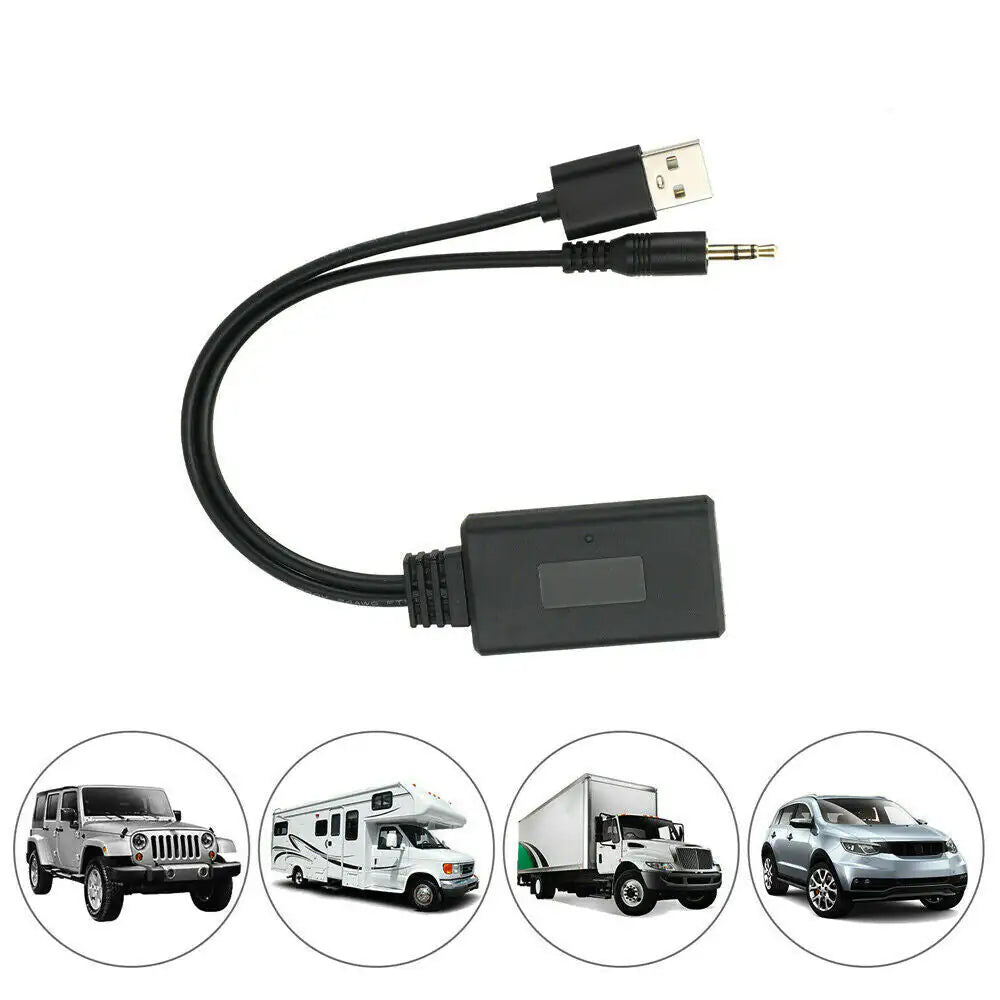 2 In 1 USB Bluetooth 5.0 Transmitter Receiver Adapter Wireless For PC Car Kit WEM Support (www.WEM.support)