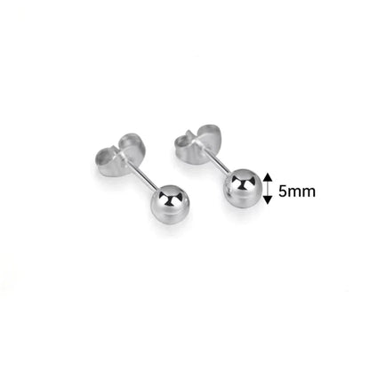 Ball Stud Earrings