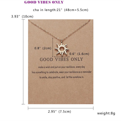 Fashion Gold-color Good Vibes WEM Support (www.WEM.support)