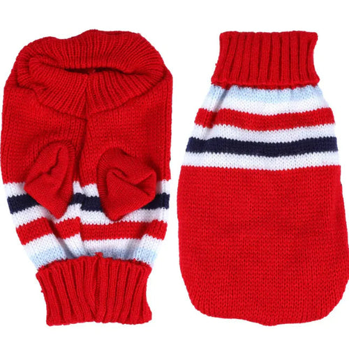 Multi Color Knitting Cat Sweater Lapel Casual HejK.com