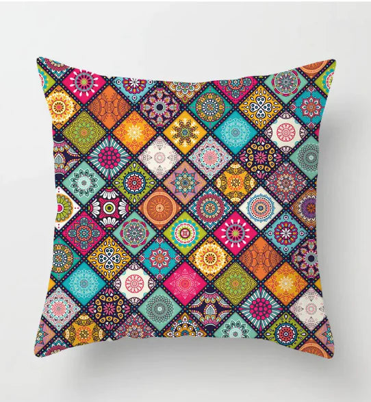 Soft Mandala Sofa Pillowcase WEM Support (www.WEM.support)