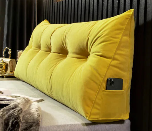 Comfy Bedside Cushion Sofa Large Back WEM Support (www.WEM.support)