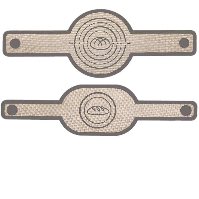 Dutch Baking Silicone Dough Kneading Mat with Long Handle WEM Support (www.WEM.support)