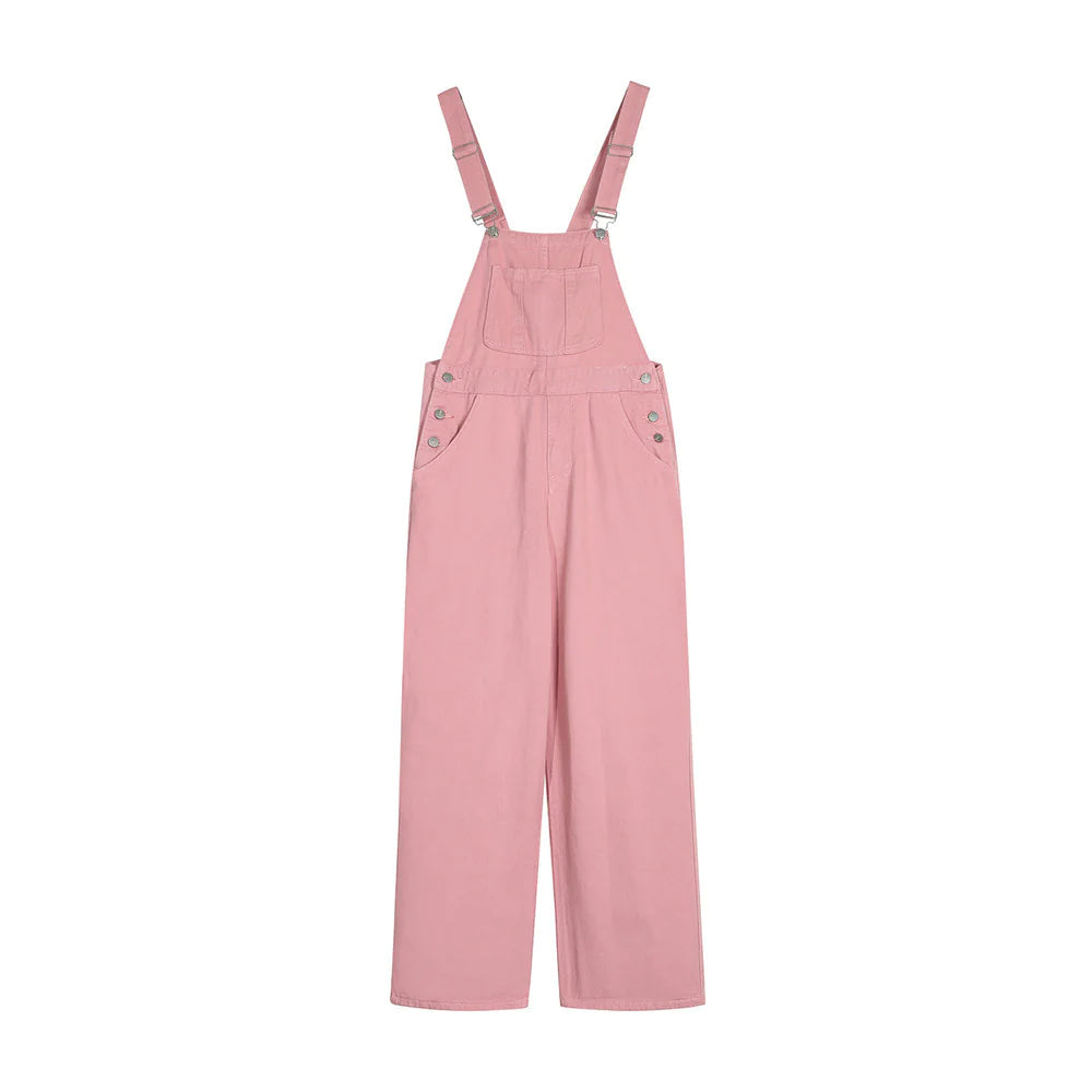 Wide Leg Straight Cargo Overalls WEM Support (www.WEM.support)