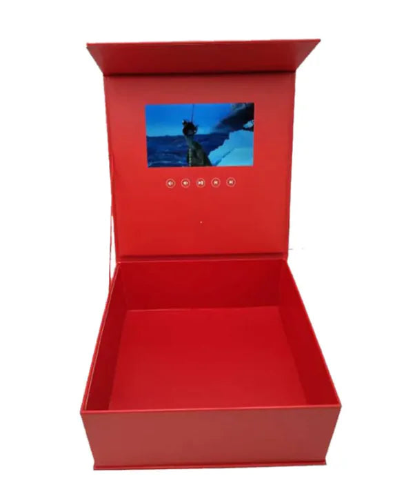 LCD Screen Video Gift Box Rose Flower Box WEM Support (www.WEM.support)