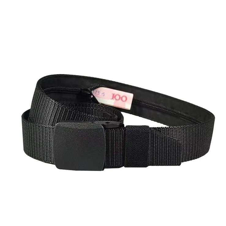 Nylon Zipper Travel Money Belt WEM Support (www.WEM.support)