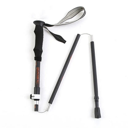 Outdoor Folding Five-section Straight Trekking Pole Trekking Pole WEM Support (www.WEM.support)