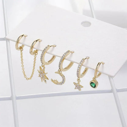 Five Piece Earrings Sets WEM Support (www.WEM.support)