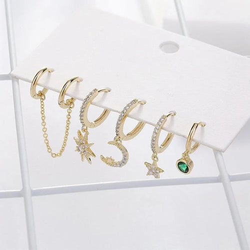 Five Piece Earrings Sets WEM Support (www.WEM.support)