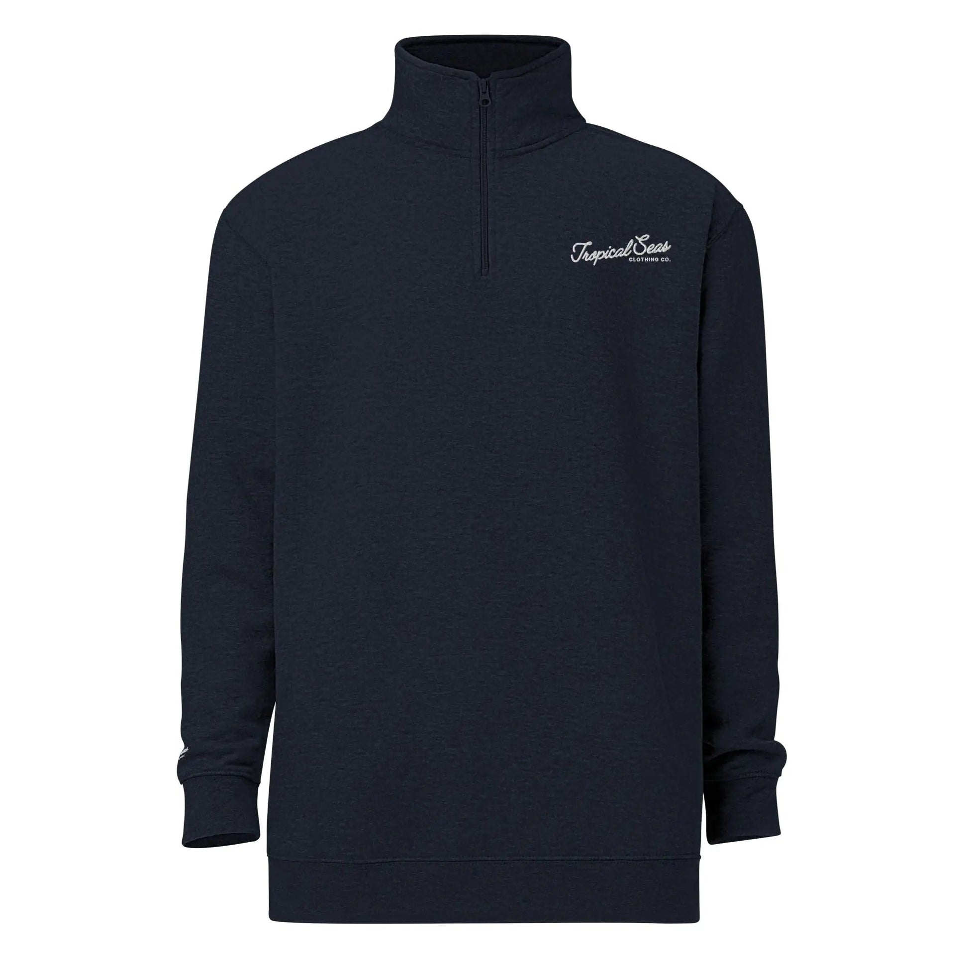 Tropical Seas Quarter Zip fleece pullover WEM Support (www.WEM.support)
