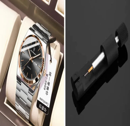 SlimLine Waterproof Quartz Watch WEM Support (www.WEM.support)