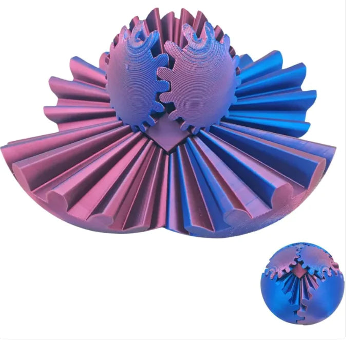 Bola de Engrenagem de Impressão 3D Rotatória