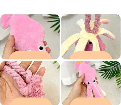 Squid Plush Dog & Cat Chew Toy HejK.com