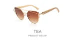 Bamboo Cat Eye Sunglasses WEM Support (www.WEM.support)