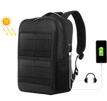 Waterproof Nylon Solar Charging Backpack WEM Support (www.WEM.support)