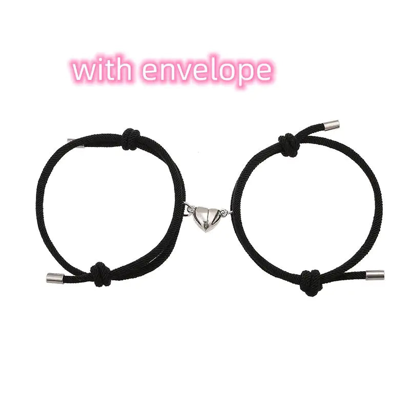 Simple Nylon Love Magnetic Bracelet WEM Support (www.WEM.support)