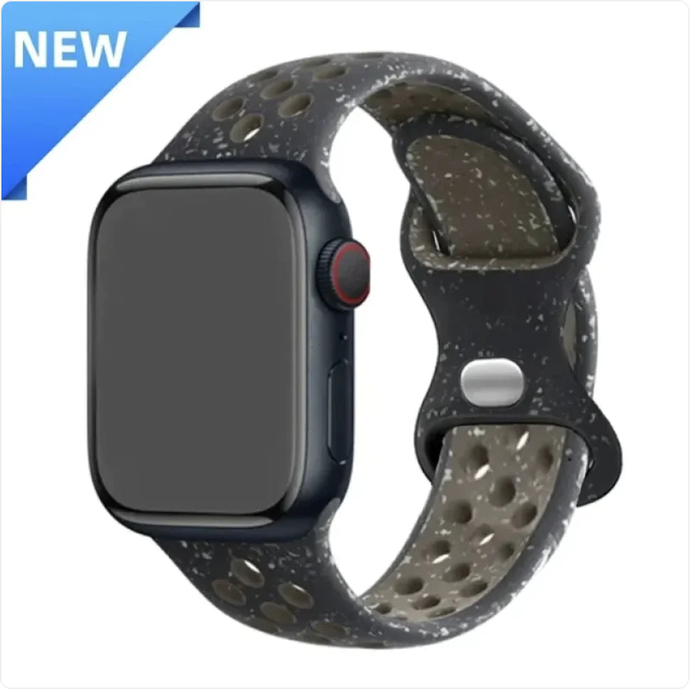 Two-Tone Silicone Sports Wristband WEM Support (www.WEM.support)