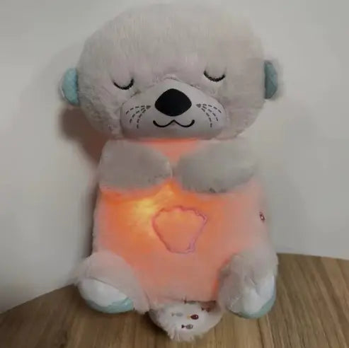 Urso de Pelúcia Companheiro de Sono para Bebês com Música e Luz WEM Support (www.WEM.support)