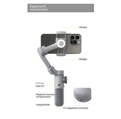 Pro Mobile PTZ Stabilizer Intelligent Three-axis Anti-shake WEM Support (www.WEM.support)