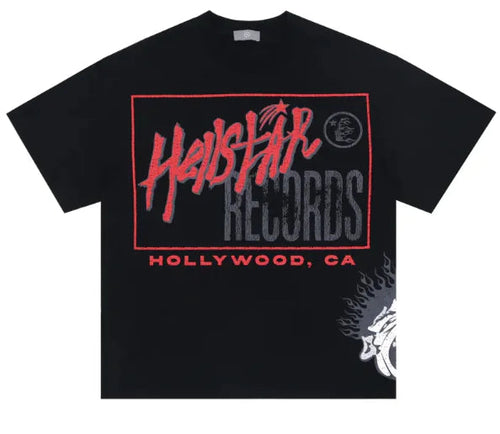 Oversize Alphabet Graffiti Print Short Sleeve T-shirt WEM Support (www.WEM.support)