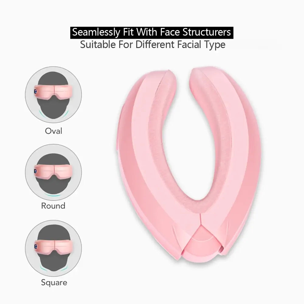 Máscara para Olhos com Massagem de Bolsa de Ar e Música WEM Support (www.WEM.support)