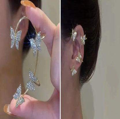 Light Luxury Butterfly Ear Hanging Super Immortal WEM Support (www.WEM.support)