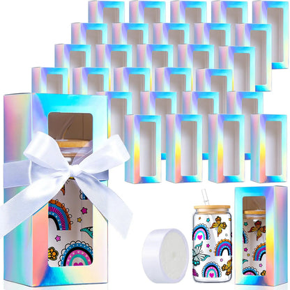 Clear GiftBox 60-Pack for Sublimation Tumblers HejK.com Marketplace LLC