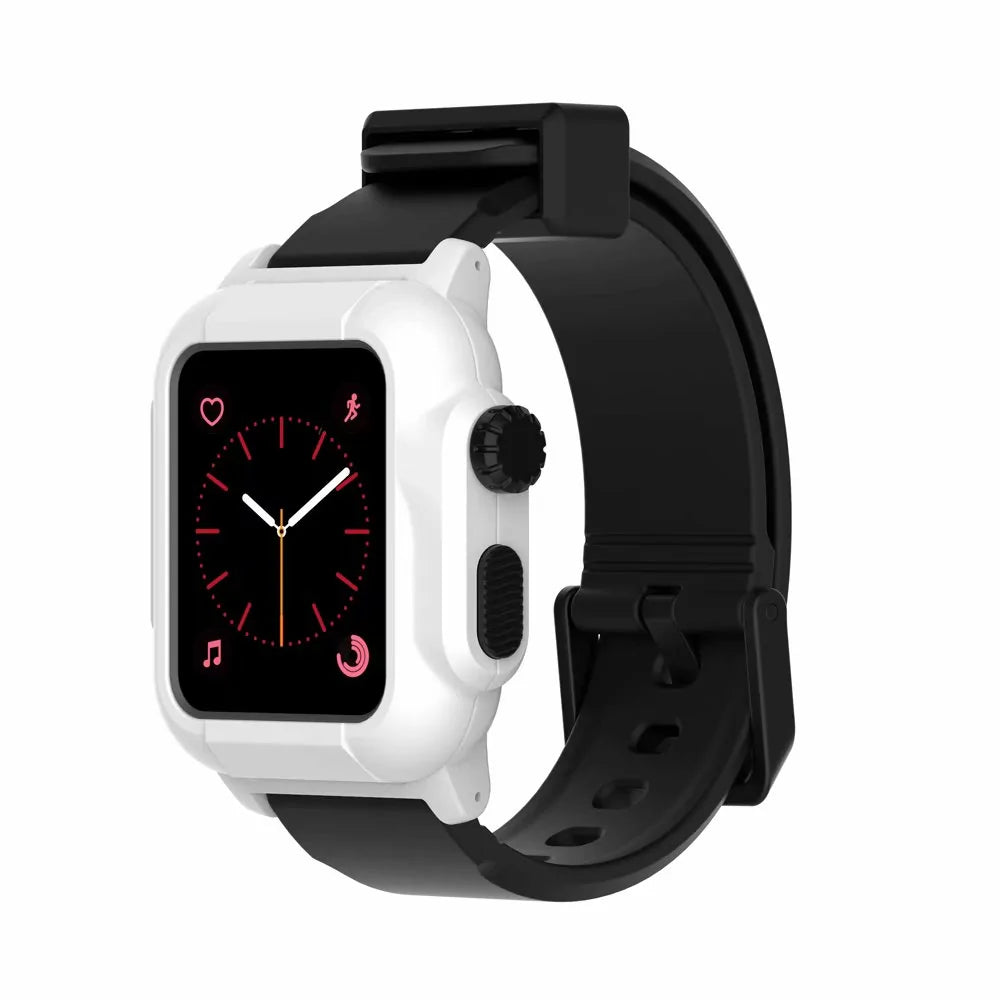 Waterproof Box Case Strap For Apple Watch WEM Support (www.WEM.support)