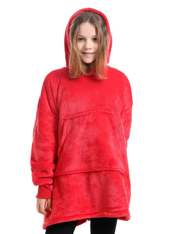 Women's Hooded Pullover Sweater Blanket WEM Support (www.WEM.support)