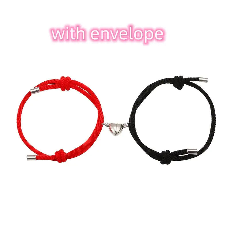 Simple Nylon Love Magnetic Bracelet WEM Support (www.WEM.support)