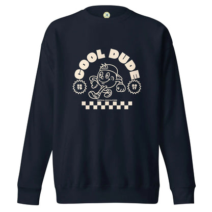 Cool Dude Surfer Premium Sweatshirt WEM Support (www.WEM.support)