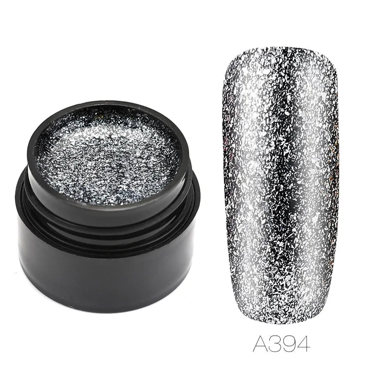 Hybrid Varnishes Gel Nail Polish Set Glitter WEM Support (www.WEM.support)