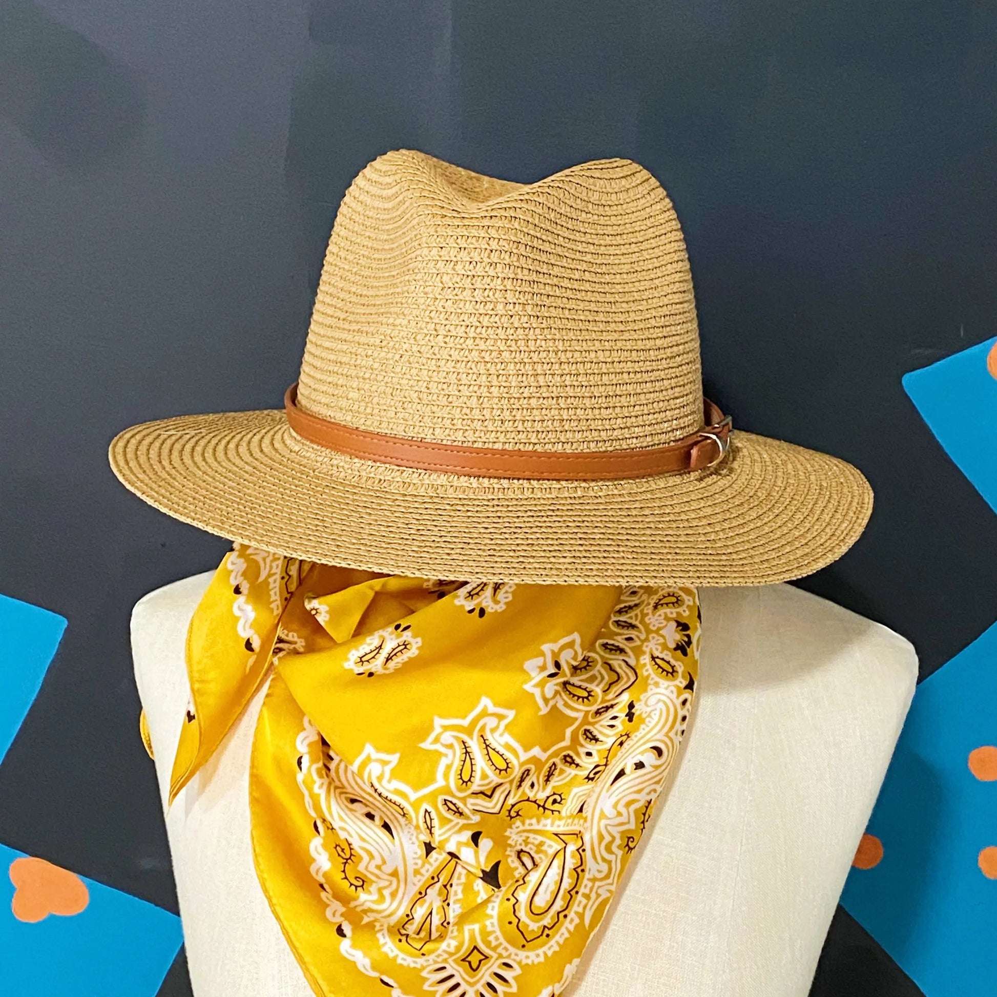 Belted Panama Fedora WEM Support (www.WEM.support)