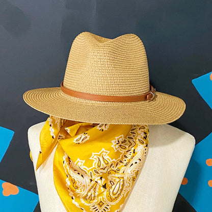 Belted Panama Fedora WEM Support (www.WEM.support)