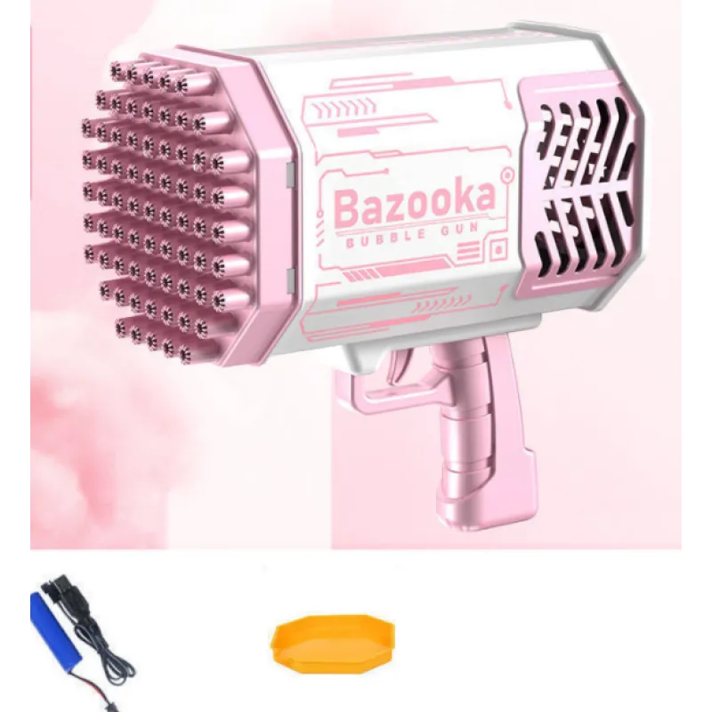 Automatic Soap Bubble Gun Rocket 69 Holes WEM Support (www.WEM.support)