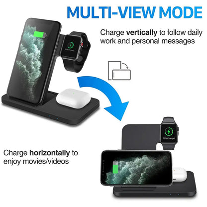3In1 Wireless Fast Charger Dock Station WEM Support (www.WEM.support)