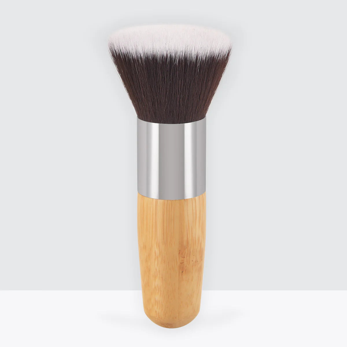 Women's Bamboo Handle Flat Makeup Brush WEM Support (www.WEM.support)
