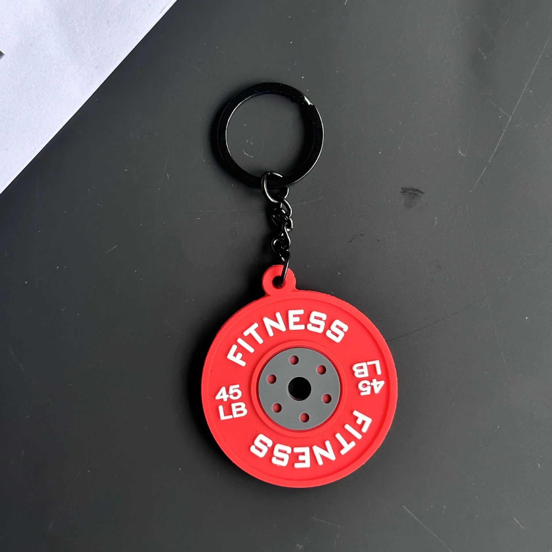 Mini Barbell Keychain HejK.com