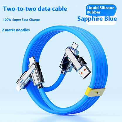 4-in-1 Fast Charging Data Cable WEM Support (www.WEM.support)