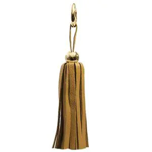 Leather Tassel - Gold/Goldenrod WEM Support (www.WEM.support)